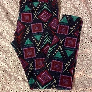 LuLaRoe Women's Leggings with Geometric Pattern